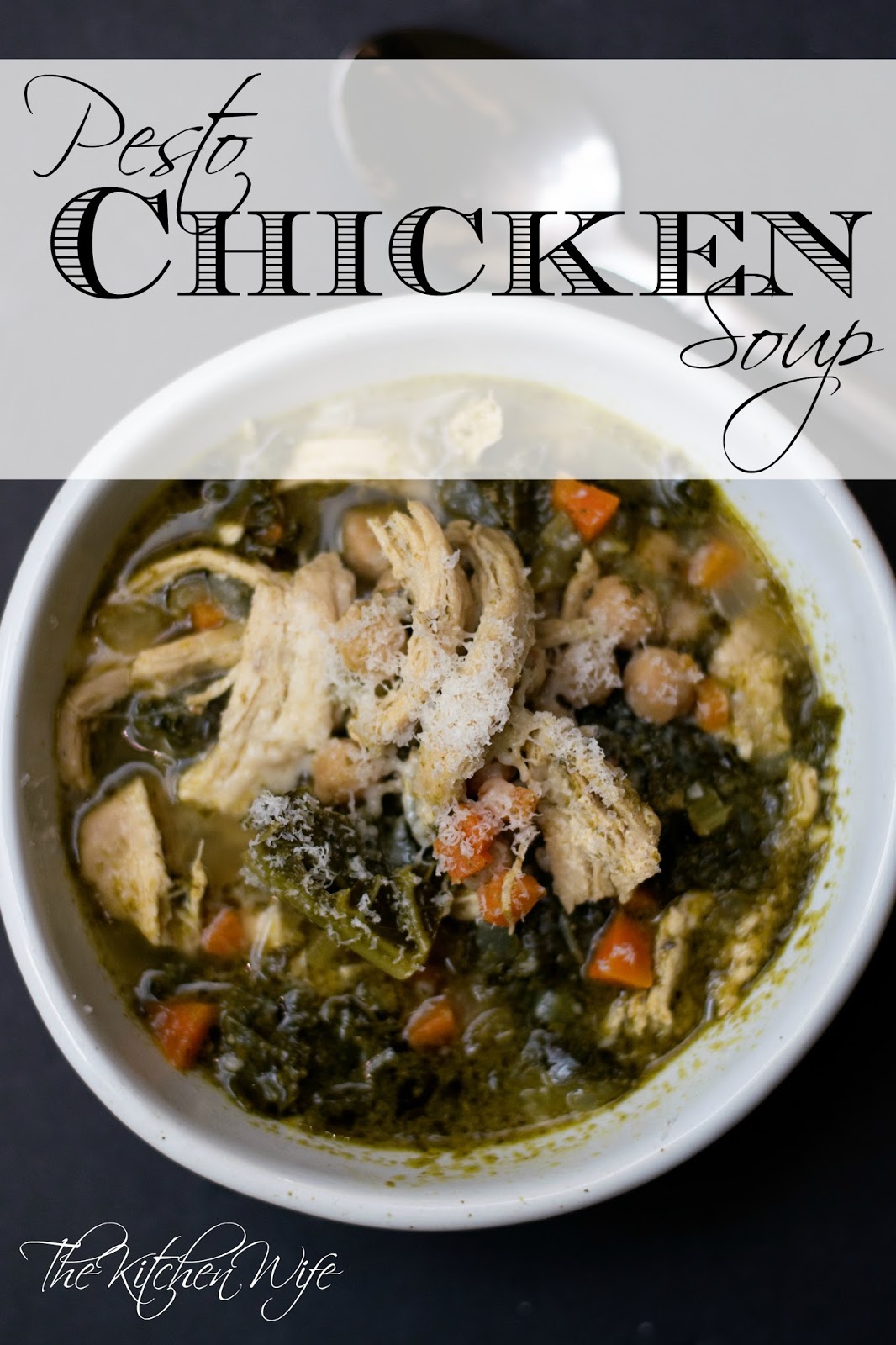 Pesto Chicken Soup Recipe The Kitchen Wife