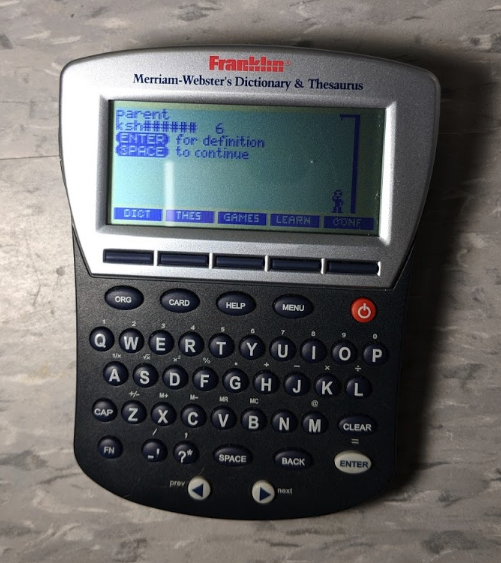 The Calculator Review Review Franklin Merriamster's Dictionary