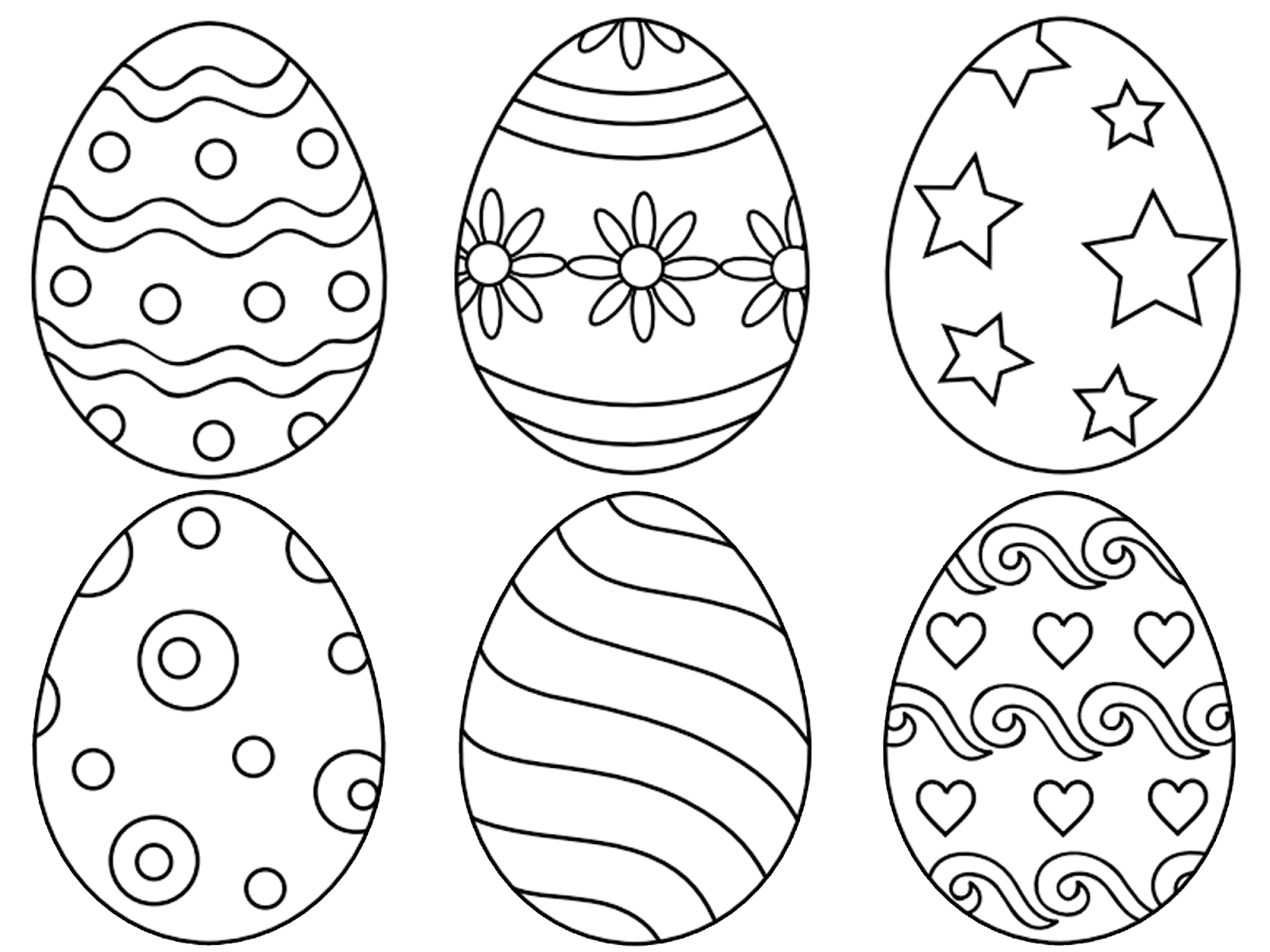 Kumpulan Gambar Mewarnai Telur Paskah 2020 Sekolah Minggu 