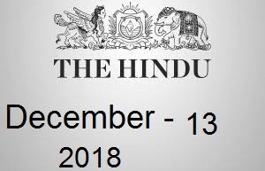 The Hindu Newspaper Today 13 December 2018 Download PDF