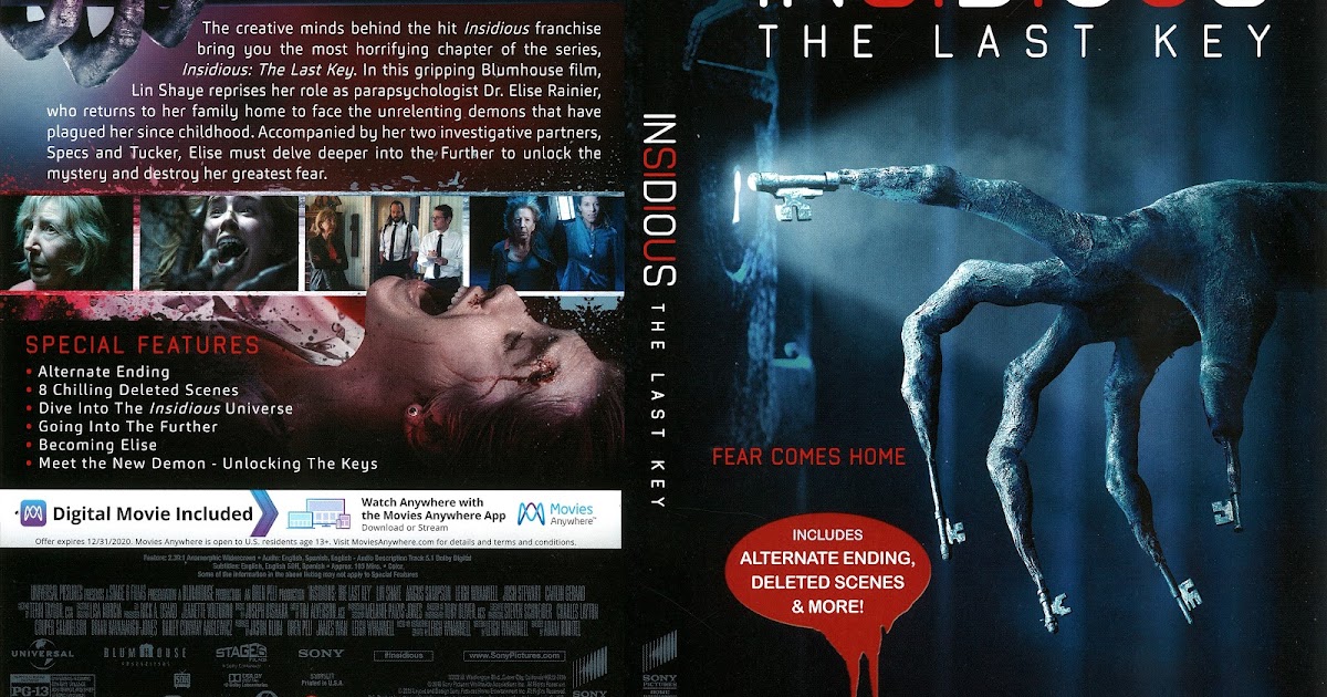 Insidious The Last Key DVD Cover | Cover Addict - Free DVD ...