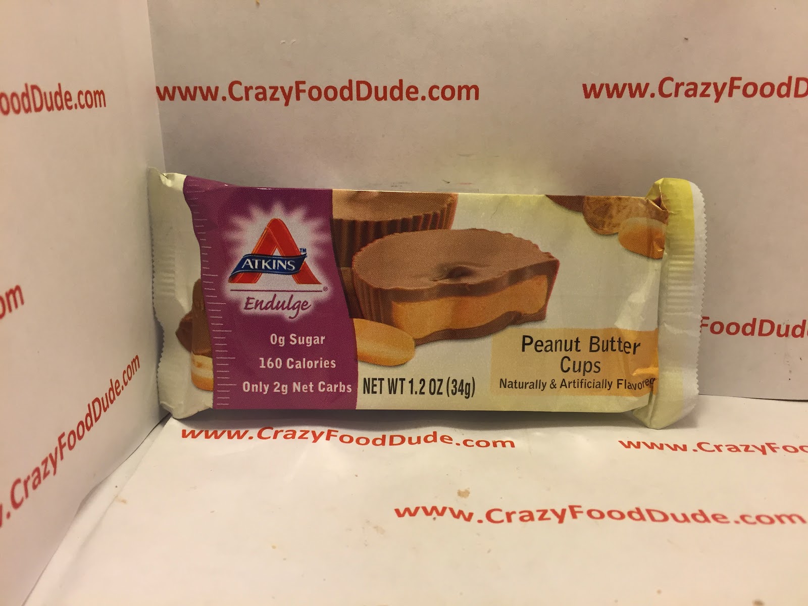 Crazy Food Dude Review Atkins Endulge Peanut Butter Cups