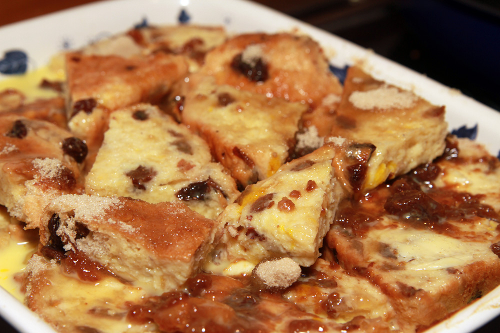 The Chicken Keeper's Kitchen Mincemeat Bread and Butter Pudding