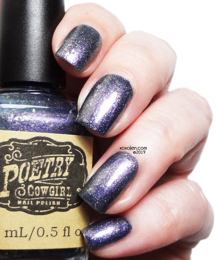 xoxoJen's swatch of Poetry Cowgirl Nail Polish Old Blue Chair