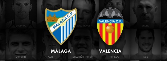 Ver en vivo el Málaga - Valencia