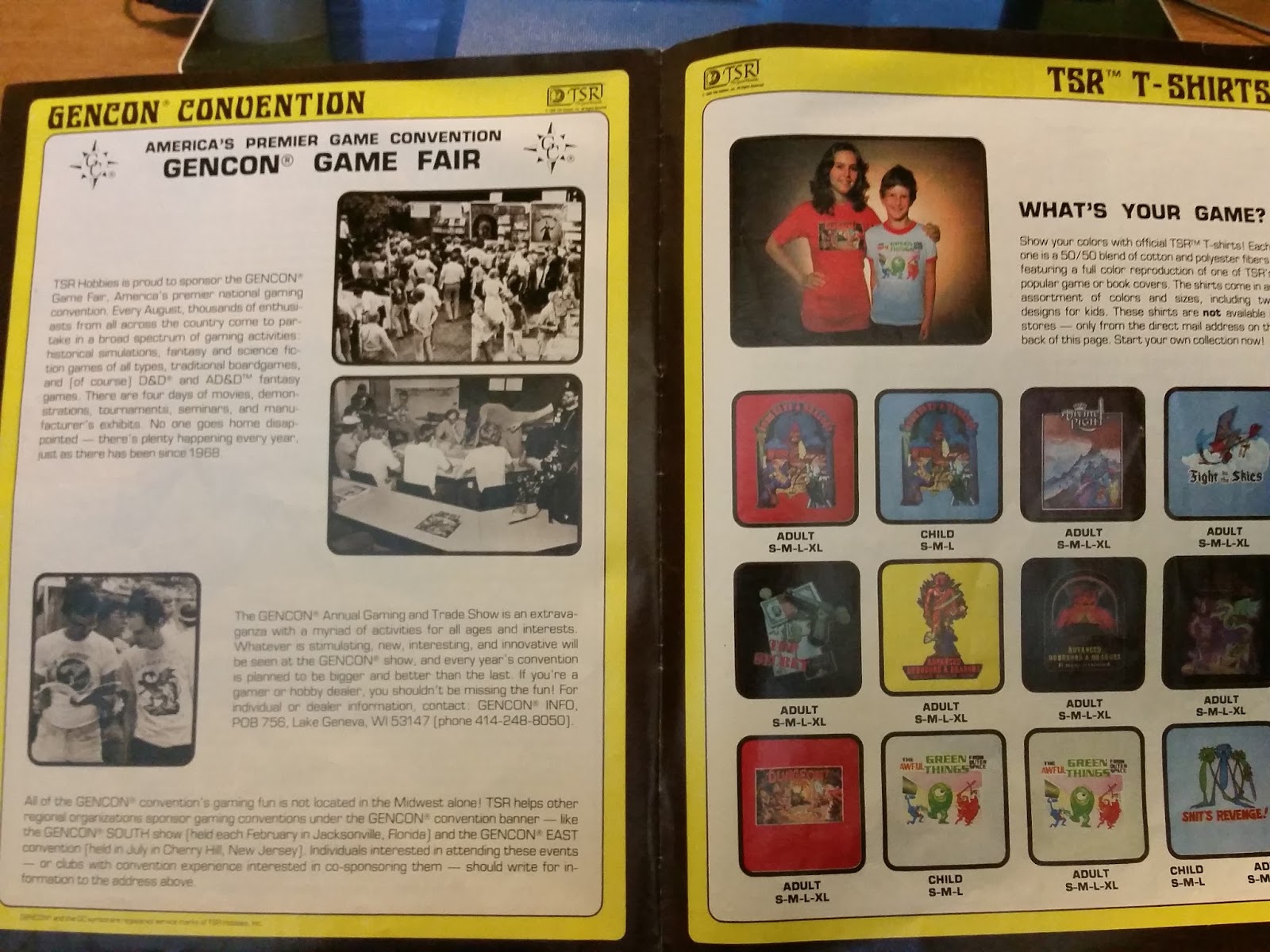 Greyhawkery: 1981 TSR Hobbies Catalogue