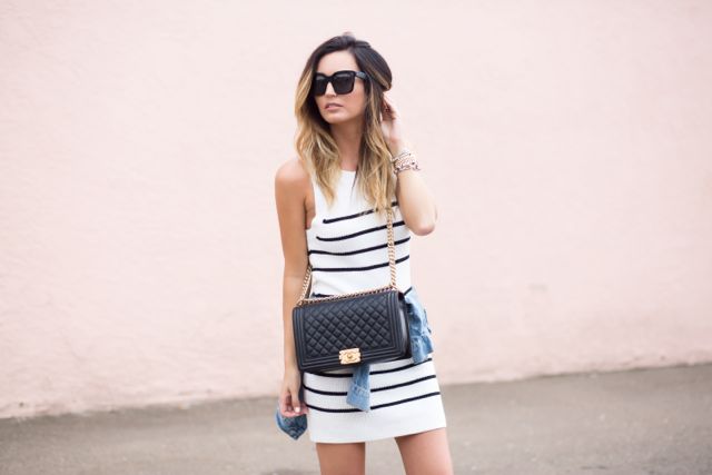 Megan Runion // For All Things Lovely: Denim + Stripes | San Diego, CA