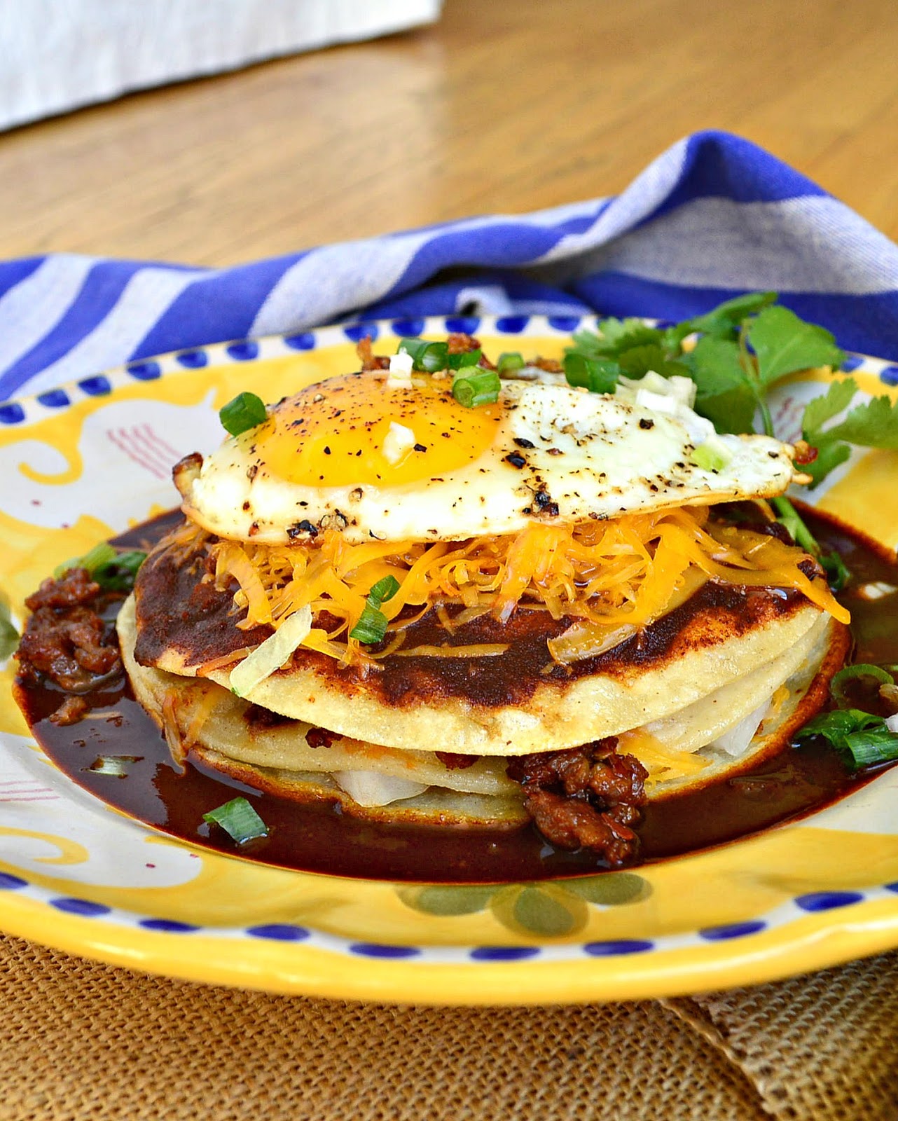 This is How I Cook Red Chile, Chorizo and Cheese Breakfast Enchiladas