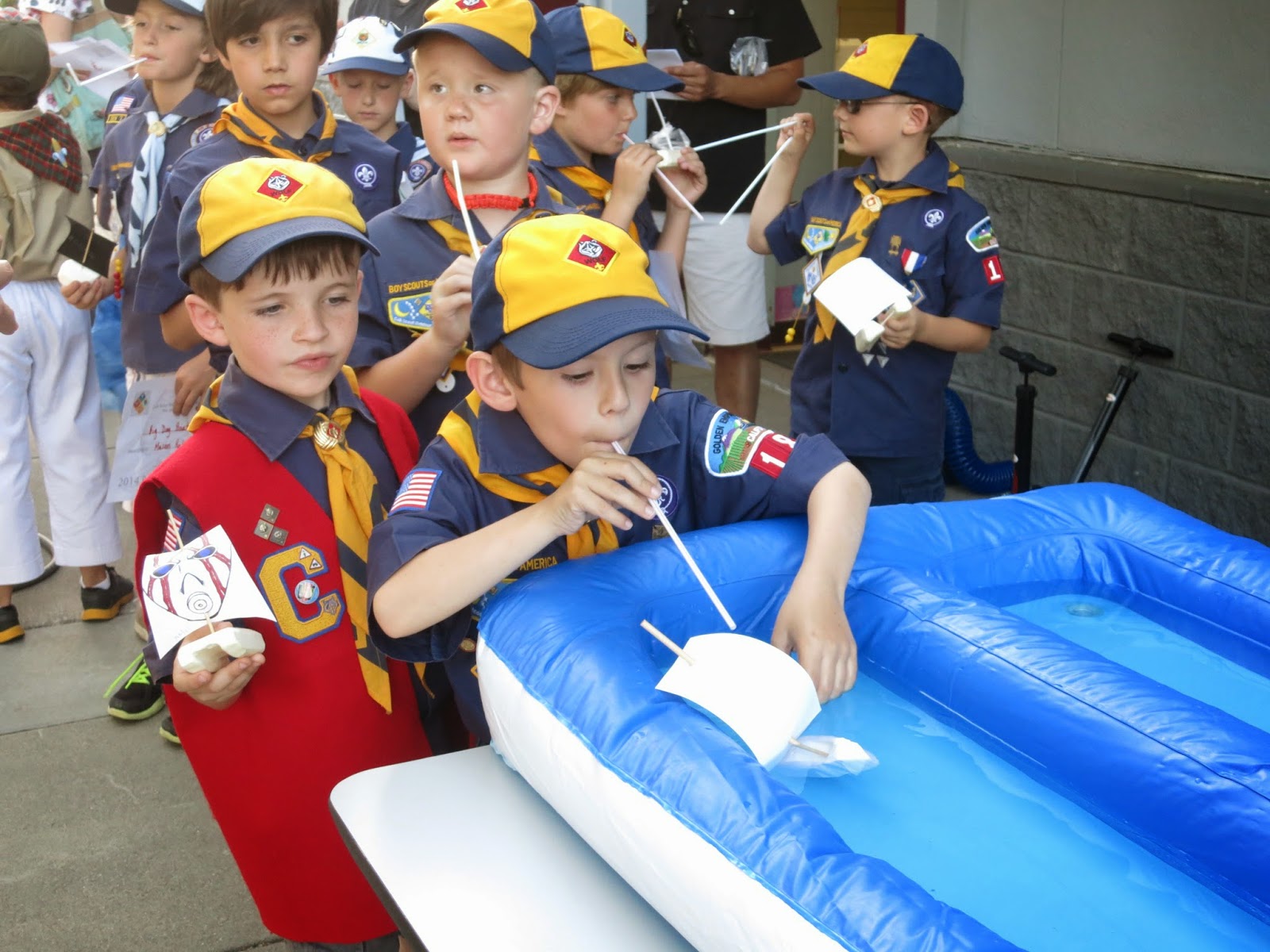 Cindy deRosier My Creative Life Raingutter Regatta with Soap Boats