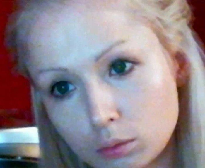 human barbie makeup off