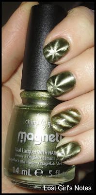 china glaze magnetix cling on nail polish swatches and review