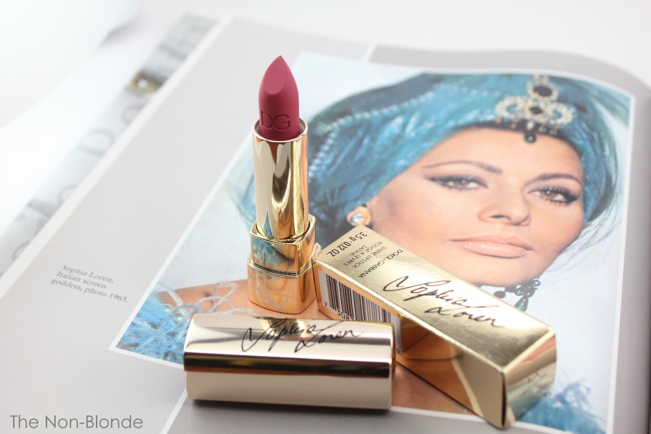 Sophia Loren N°1 Lipstick by Dolce & Gabbana | The Non-Blonde