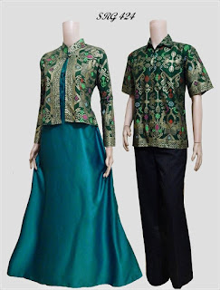 Model Baju Batik Couple Lebaran Terbaru