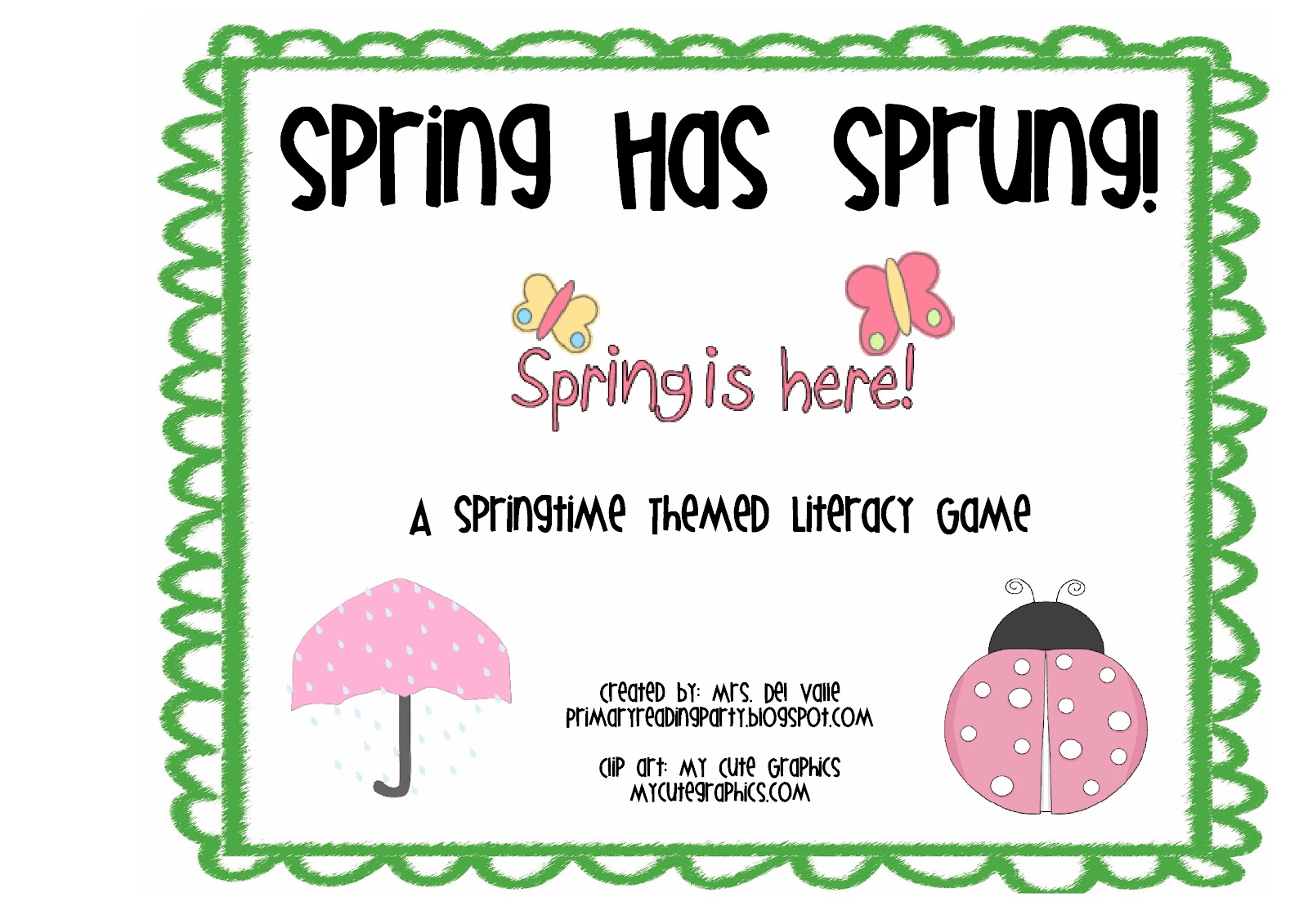 Spring has to be the. Spring has to be the