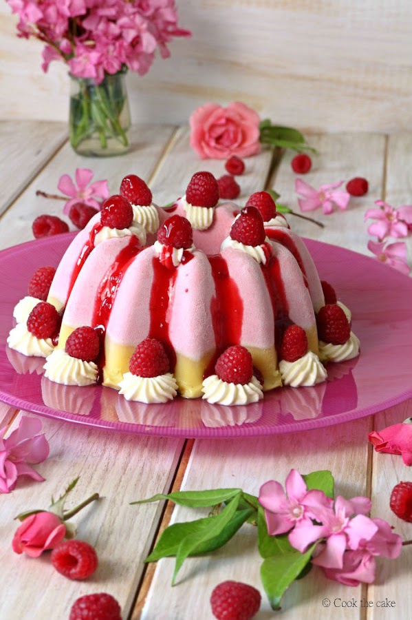 mousse-de-frambuesas, pistachos, vainilla, rasberry-tart
