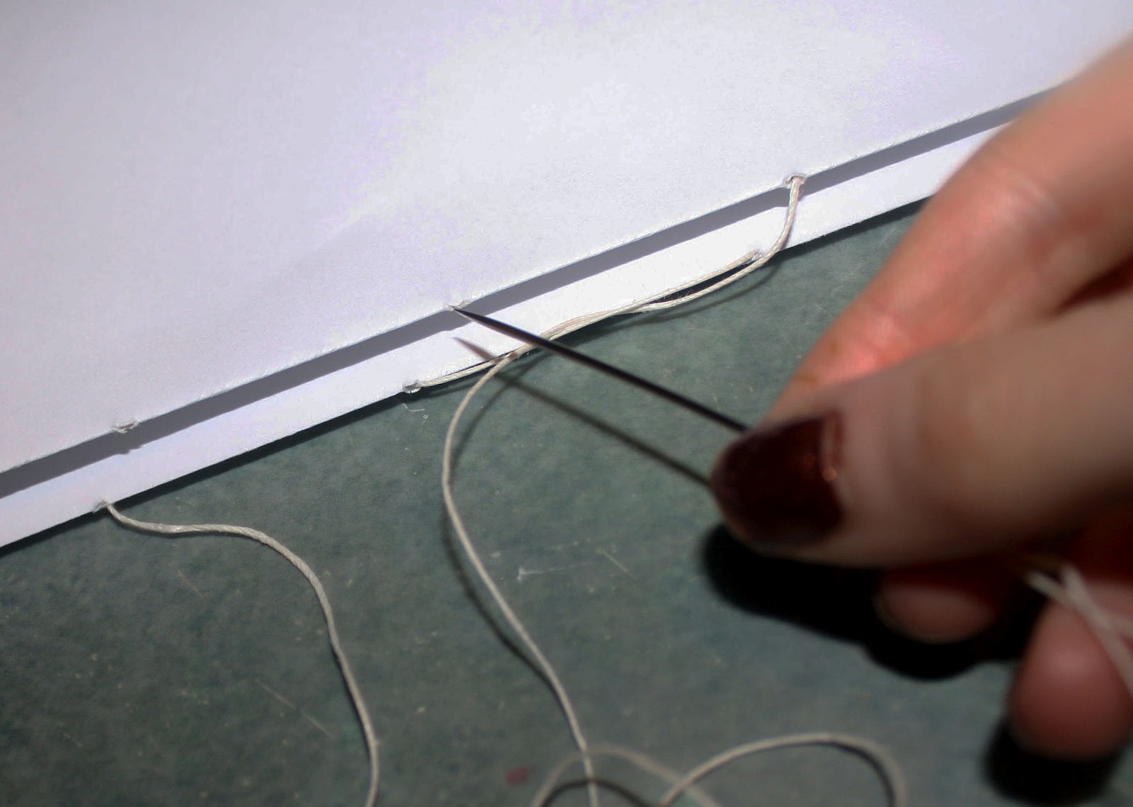 My Thread of Thought Basic Bookbinding Tutorial Part 2 Sewing the