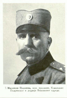 Milovan Plazina, Colonel of Infantry, Commandant of Podrinje detachment, later of Vlasina detachment