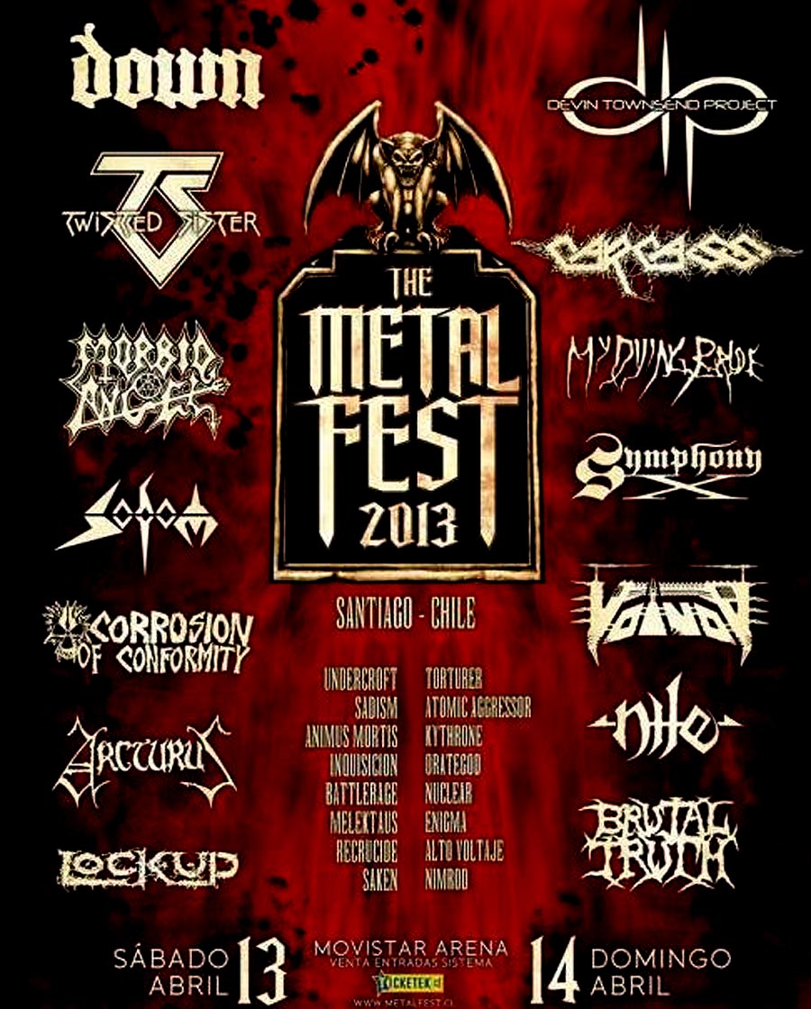 Into the Cemetery Blog The Metal Fest 2013 (Sábado)