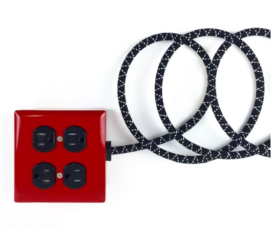 LET'S STAY: Cool Modern Outlet Power Extension Cords