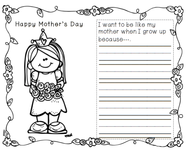 Mother s Day Templates Preschool Printables
