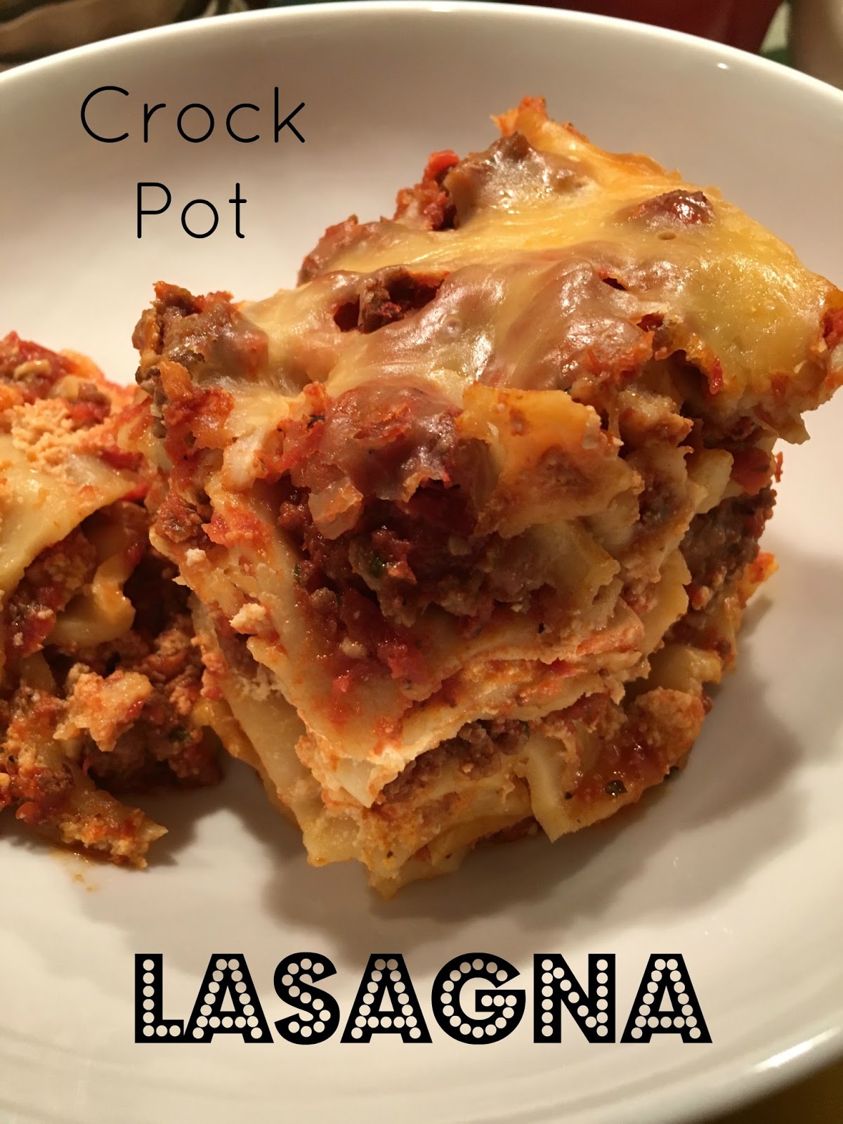 Grocery Lane: Crock Pot Lasagna