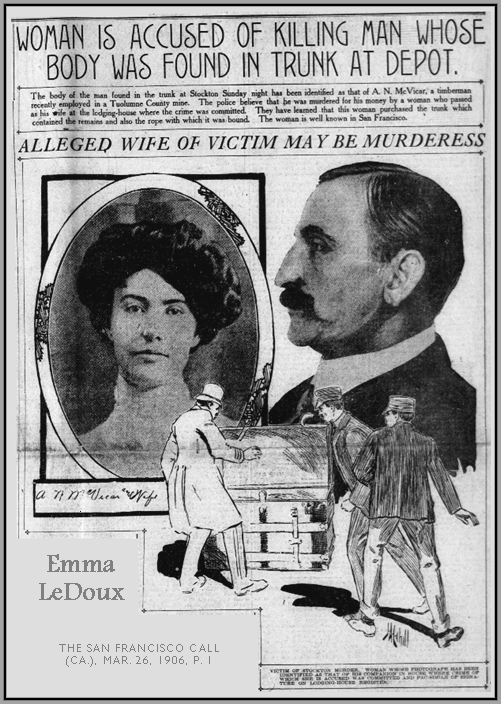 The Unknown History of MISANDRY: Emma LeDoux, American Black Widow ...