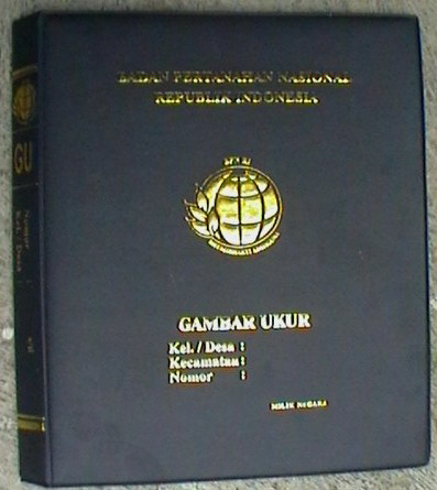 Album Buku Tanah, Warkah, Surat Ukur, GU standar BPN RI
