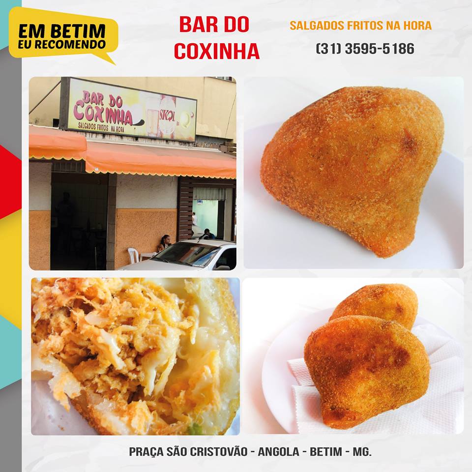Em Betim eu Bar do Coxinha Salgados em Betim Minas Gerais