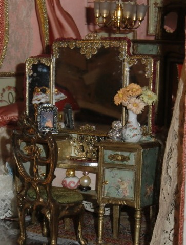 berzitas: chimenea para el comedor y modifico el tocador