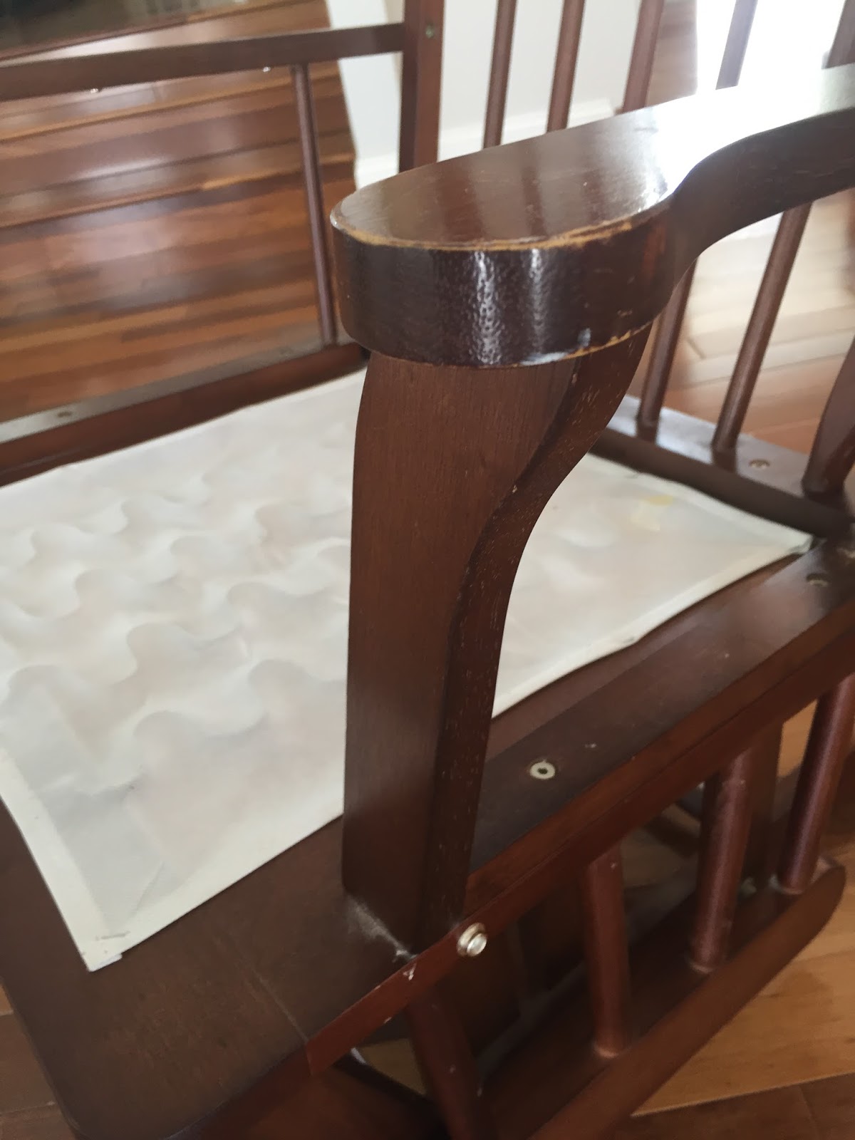 Over at Marie's Glider Chair DIY Makeover