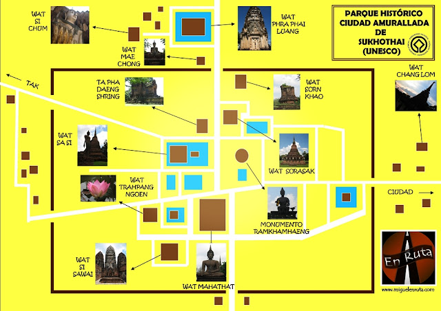 Sukhothai Map