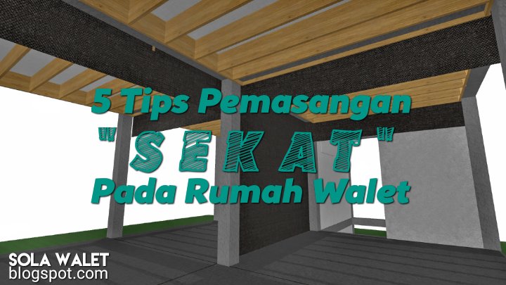Pasang Sekat Rumah Walet Perhatikan 5 Hal Ini