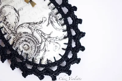 lace romantic brooch by Chez Violette