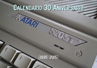 Program Bytes 48k: Calendario Atari ST (30 Aniversario) para 2015