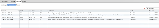 LogicalSwitch virtualwire is marked as missing