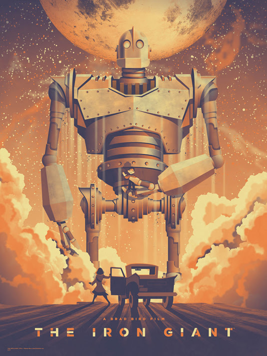 The Geeky Nerfherder Movie Poster Art The Iron Giant (1999)