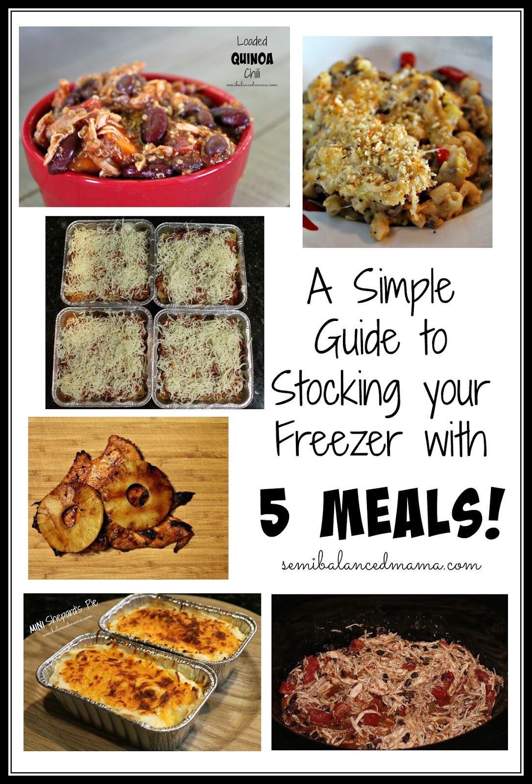 How I Stock My Freezer with 5 Ready to Eat Meals! the semibalancedmama