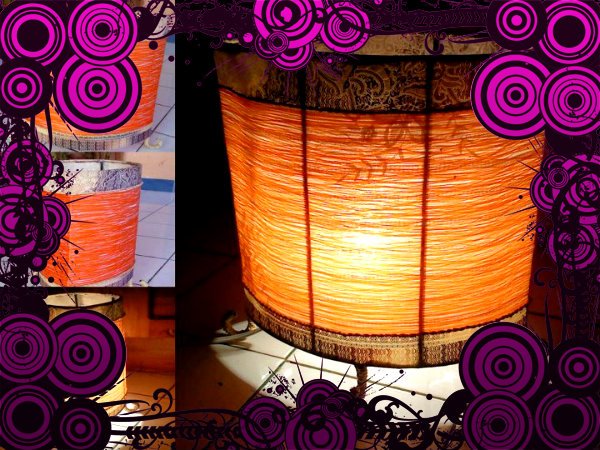 Gallery Warna Kap  lampu  benang  combine batik