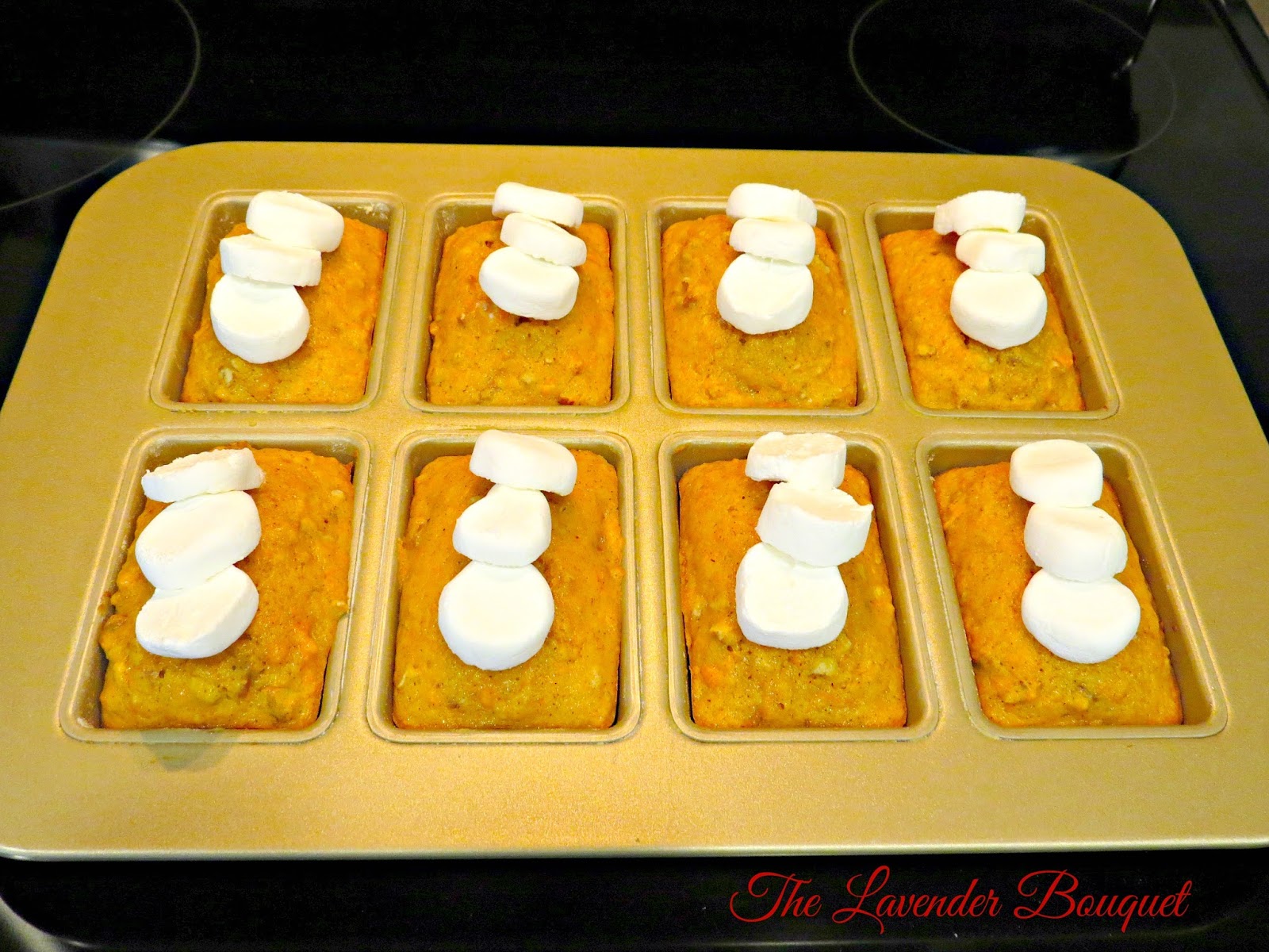 The Lavender Bouquet Oh So Yummy.....Marshmallow Sweet Potato Loaves
