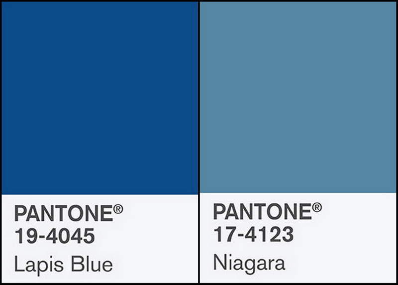 2 Good Claymates Pantone Fashion Colors Niagra and Lapis Blue