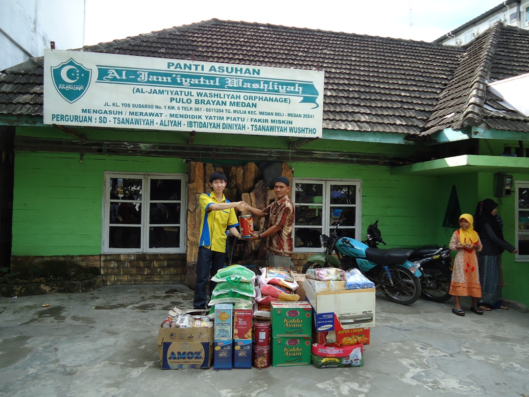 INFO DHAMMA MEDAN BAKSOS PMBV KE PANTI ASUHAN ALJAM