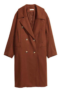 Manteau en laine beige H&M