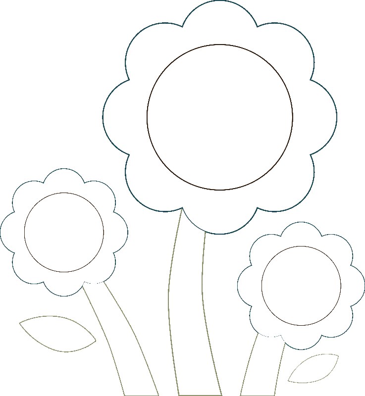 Flower Coloring Pages For Preschoolers Flower Coloring Page
