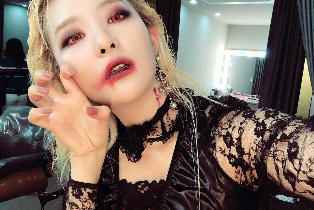 레드벨벳 슬기가 컨셉만을 위해 머릿결 포기해가며 했다는 머리.jpgif | 인스티즈