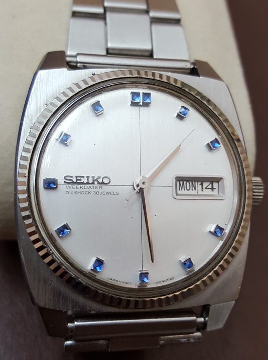 Jam Waktu Vintage Watches: S03. Seiko Automatic Weekdater Diashock 8306 Sea  Lion M99