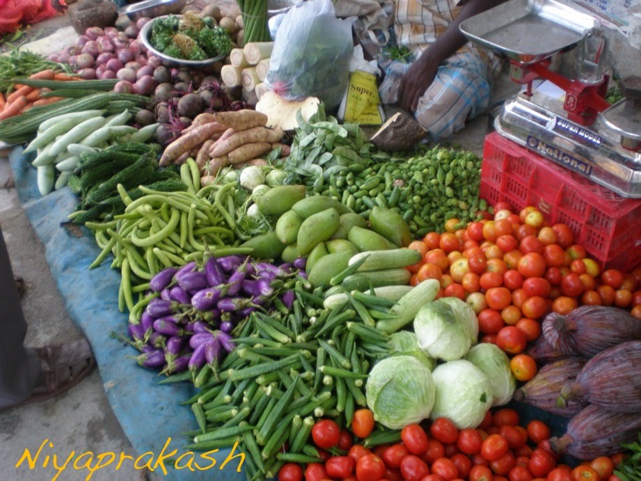 Niya's World Fresh raw mangoes & vegetables in Chennai