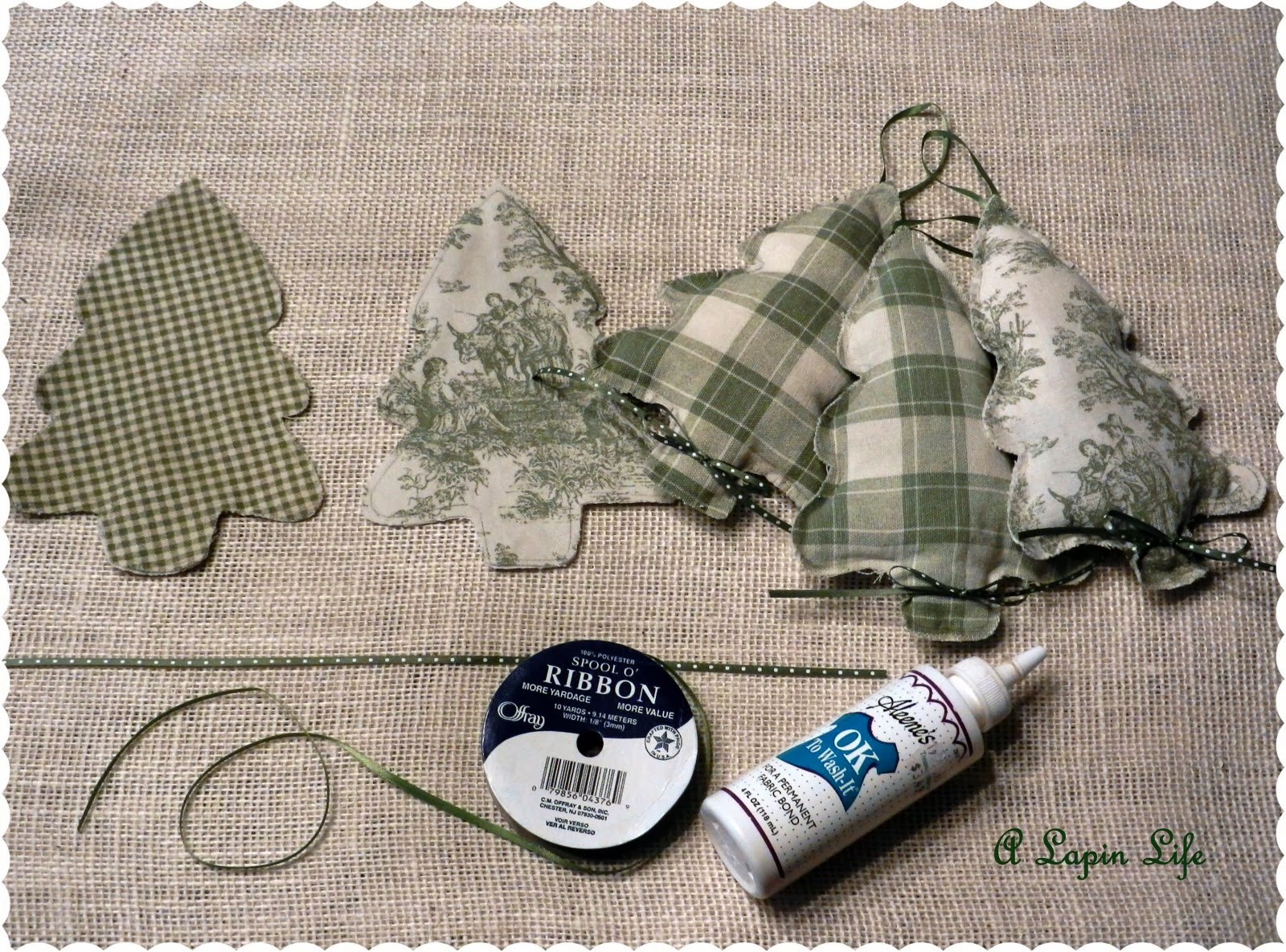 A Lapin Life Fabric Trees Just In Time For The Holidays!