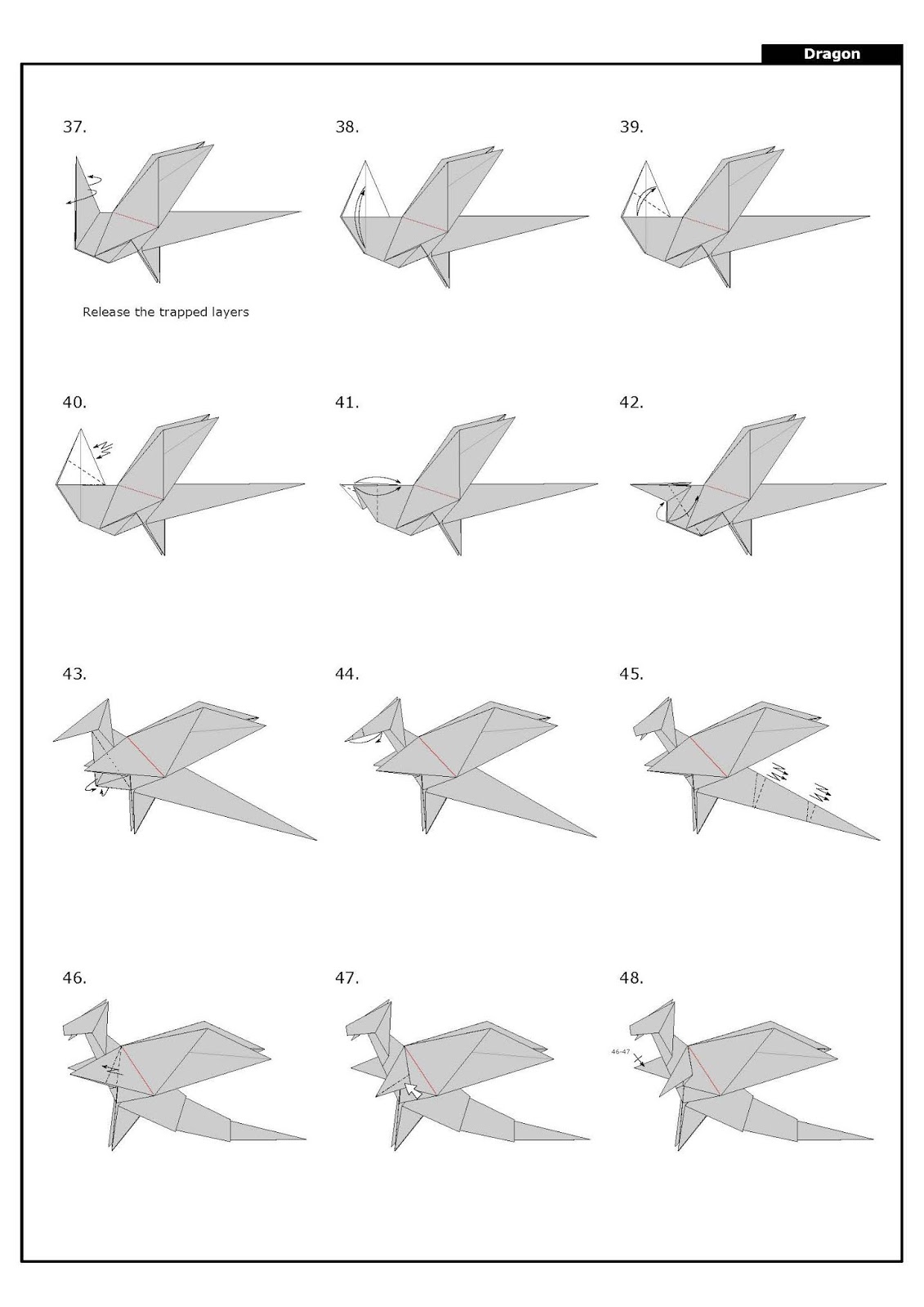 Diagram DragonJo Nakashima Ruby Book Origami