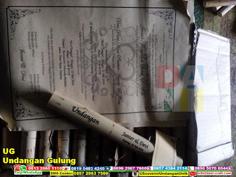 jual Undangan Gulung