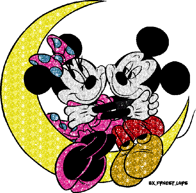 Gambar Mickey Mouse Gif Paling Cakep  Warna Warni